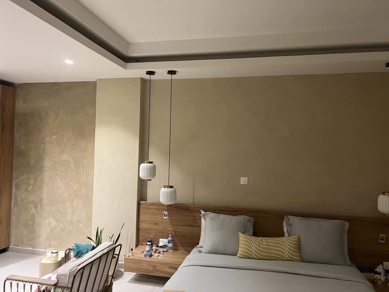 Marmorino dans une chambre à Marcory Biétri